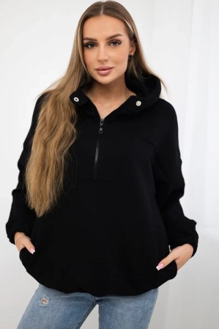 Bluza z kapturem czarna uniwersalny