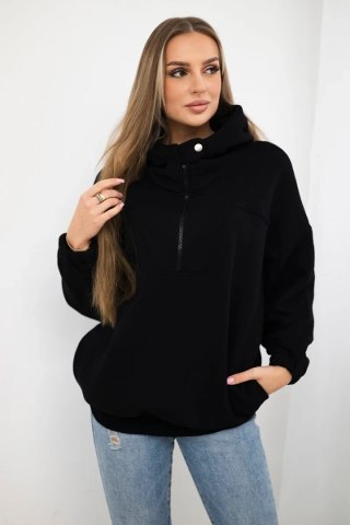 Bluza z kapturem czarna uniwersalny