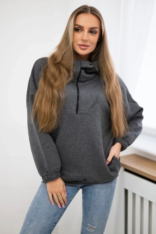 Bluza z kapturem grafitowa uniwersalny