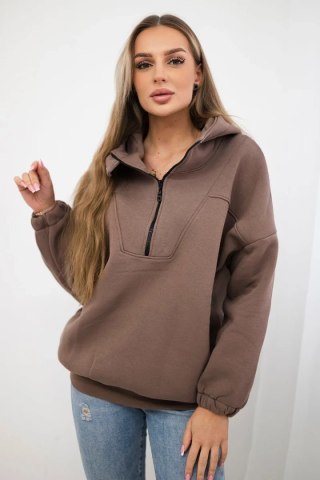 Bluza z kapturem mocca uniwersalny