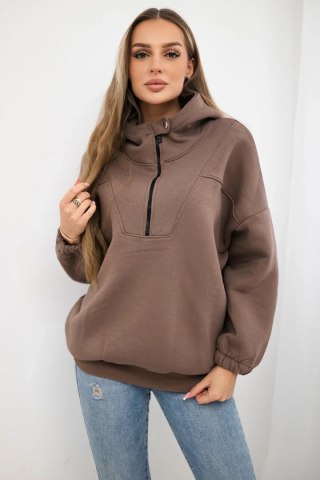 Bluza z kapturem mocca uniwersalny