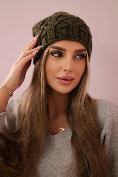 Czapka z polarem Sonia K201 khaki uniwersalny