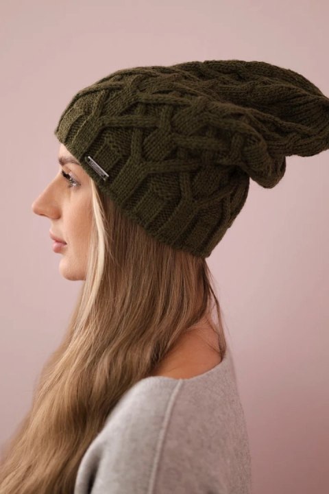 Czapka z polarem Sonia K201 khaki uniwersalny