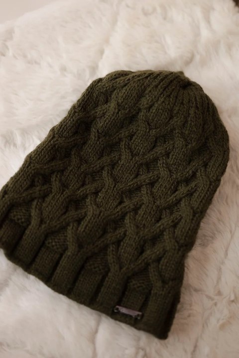 Czapka z polarem Sonia K201 khaki uniwersalny