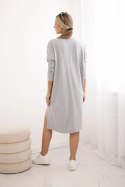 Sukienka oversize szara uniwersalny