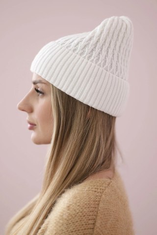 Czapka cienka Grace K211 biała uniwersalny