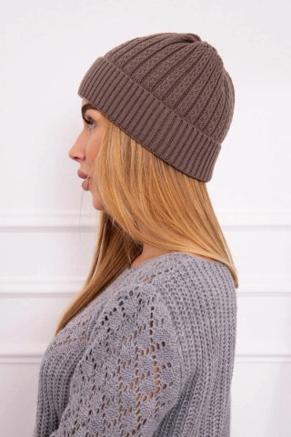 Czapka cienka Weronika K249 cappuccino uniwersalny