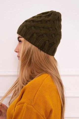 Czapka z polarem Agnieszka K239 khaki uniwersalny