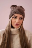 Czapka z polarem Anna K238 mocca uniwersalny