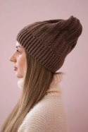 Czapka z polarem Anna K238 mocca uniwersalny
