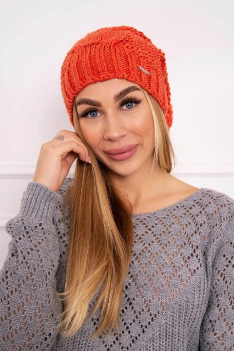 Czapka z polarem Justyna K253 ruda uniwersalny