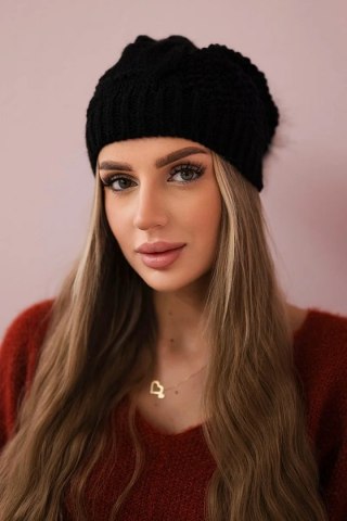 Czapka z polarem Sandra K210 czarna uniwersalny