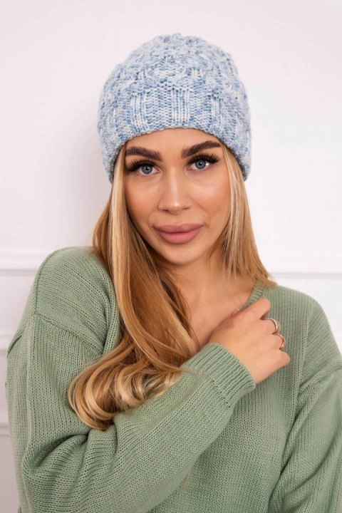 Czapka damska Eliza K205 niebieska uniwersalny