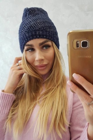 Czapka z polarem Berta K247 granatowa uniwersalny