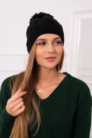 Czapka z polarem Stefania K278 czarna uniwersalny