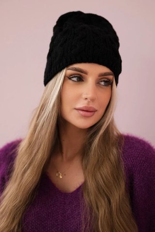 Czapka z polarem Teresa K285 czarna uniwersalny