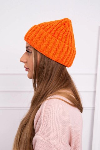 Czapka z wywinięciem Magda K293 pomarańczowy neon uniwersalny