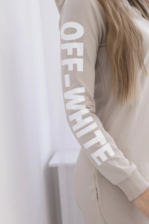 Sukienka Off White beżowa uniwersalny