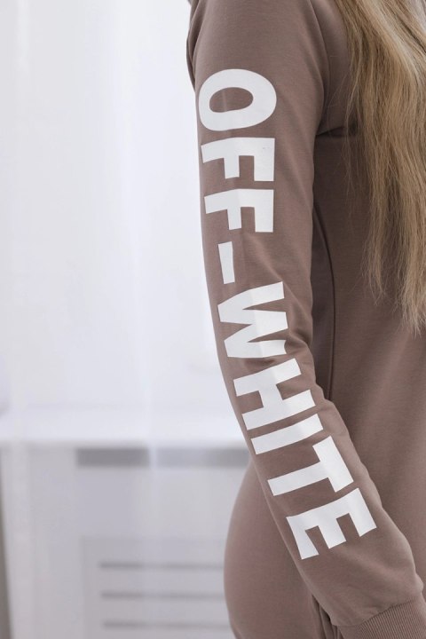 Sukienka Off White mocca uniwersalny