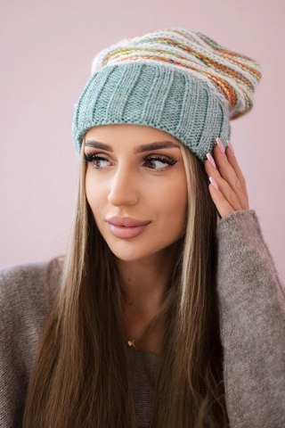Czapka damska Feba K330 ciemno miętowa uniwersalny