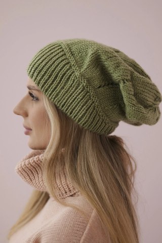 Czapka damska Ingrid K371 khaki uniwersalny
