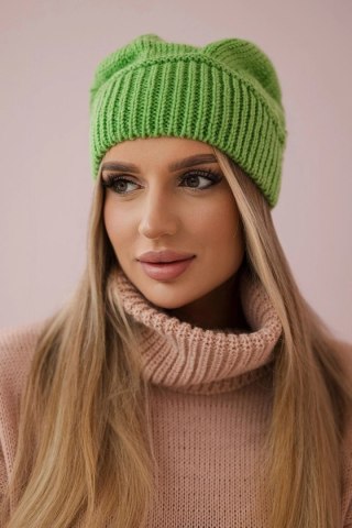 Czapka damska Ingrid K371 pistacjowa uniwersalny