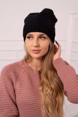 Czapka damska Lorena K377 czarna uniwersalny