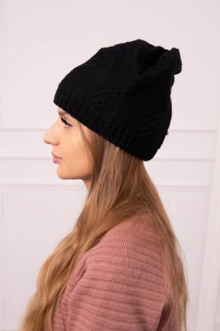 Czapka damska Lorena K377 czarna uniwersalny
