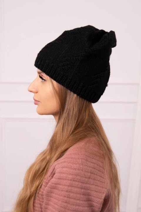 Czapka damska Lorena K377 czarna uniwersalny