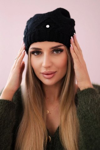 Czapka damska Ramona K383 czarna uniwersalny