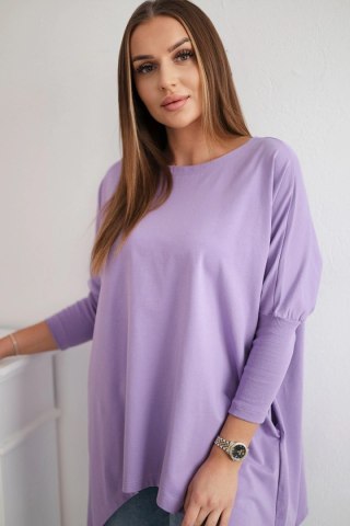Bluzka oversize fioletowy uniwersalny
