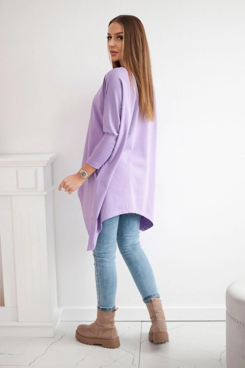 Bluzka oversize fioletowy uniwersalny