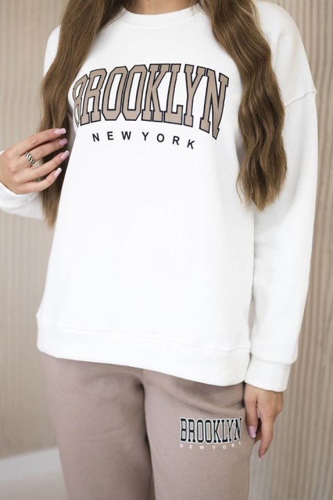 Komplet ocieplany Brooklyn ciemny beżowy uniwersalny