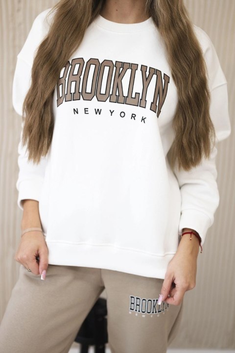 Komplet ocieplany Brooklyn jasny beżowy uniwersalny