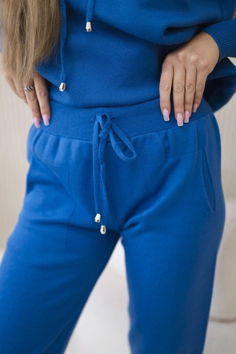 Komplet sweterkowy Bluza + Spodnie jeansowy uniwersalny