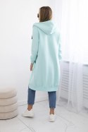 Bluza ocieplana długa z kapturem uniwersalny