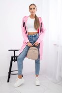 Bluza sukienkowa z kapturem jasno różowa uniwersalny