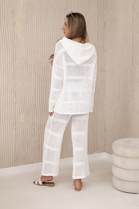 Komplet ażurowy Rayon biały M Komplet ażurowy Rayon biały M