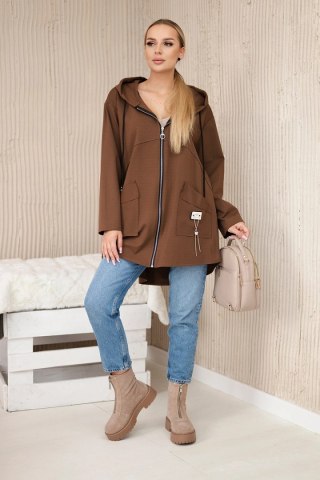 Bluza z kapturem Punto Milano Winter brązowa uniwersalny