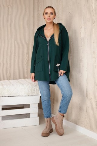 Bluza z kapturem Punto Milano Winter ciemno zielona uniwersalny