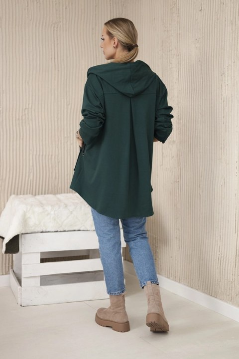 Bluza z kapturem Punto Milano Winter ciemno zielona uniwersalny