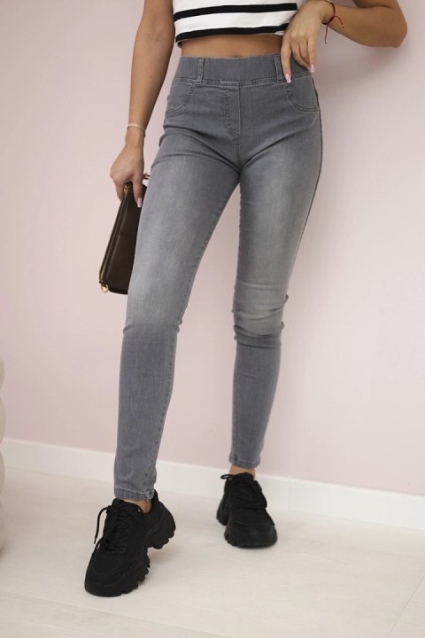 Spodnie jeansowe grafitowe 2XL Spodnie jeansowe grafitowe 2XL