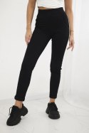 Spodnie z dwoma lampasami czarne 2XL