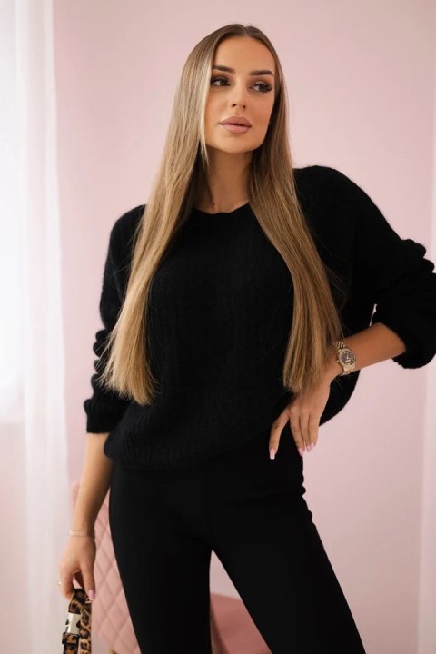 Sweter baby alpaka czarny uniwersalny
