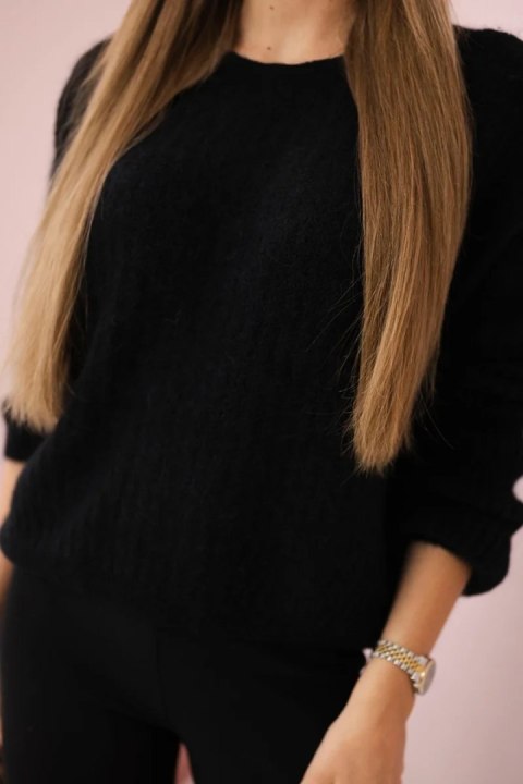 Sweter baby alpaka czarny uniwersalny