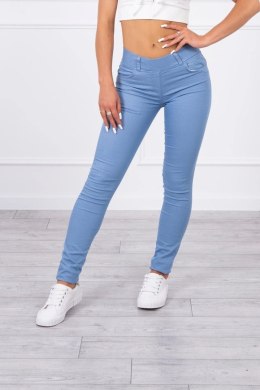 Spodnie kolorowe jasny jeans L