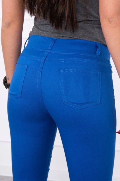 Spodnie kolorowy jeans chabrowe L Spodnie kolorowy jeans chabrowe L