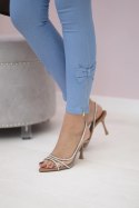 Spodnie kolorowy jeans z kokardką jeans M