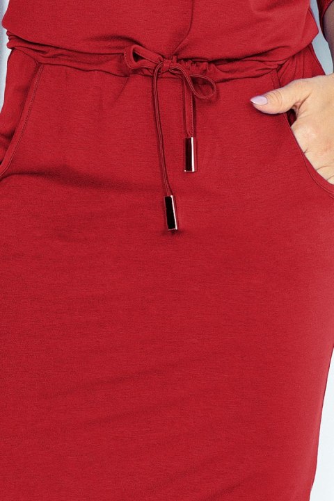 13-66 Sukienka sportowa - BORDOWA - XXL 13-66 Sukienka sportowa - BORDOWA - XXL