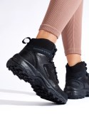 DK damskie buty trekkingowe z wysoką cholewką czarne - 42